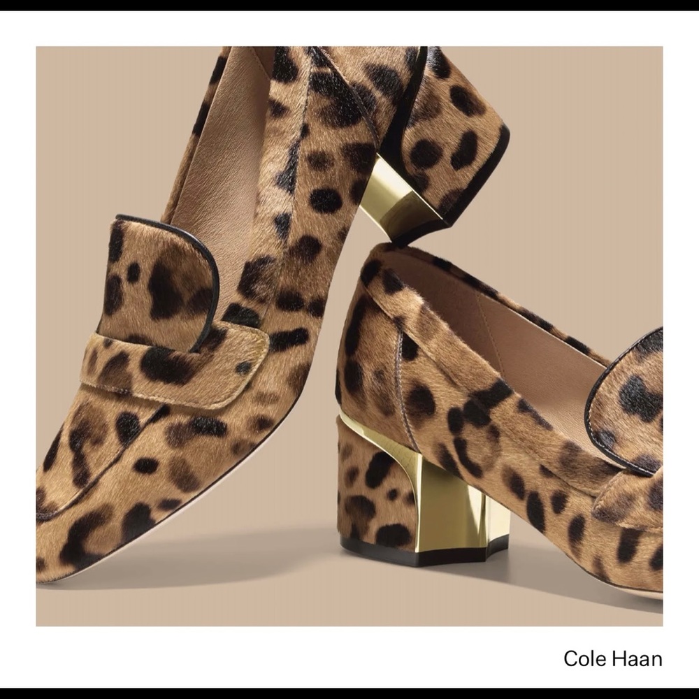 Cole Haan calf hair loafer size 6